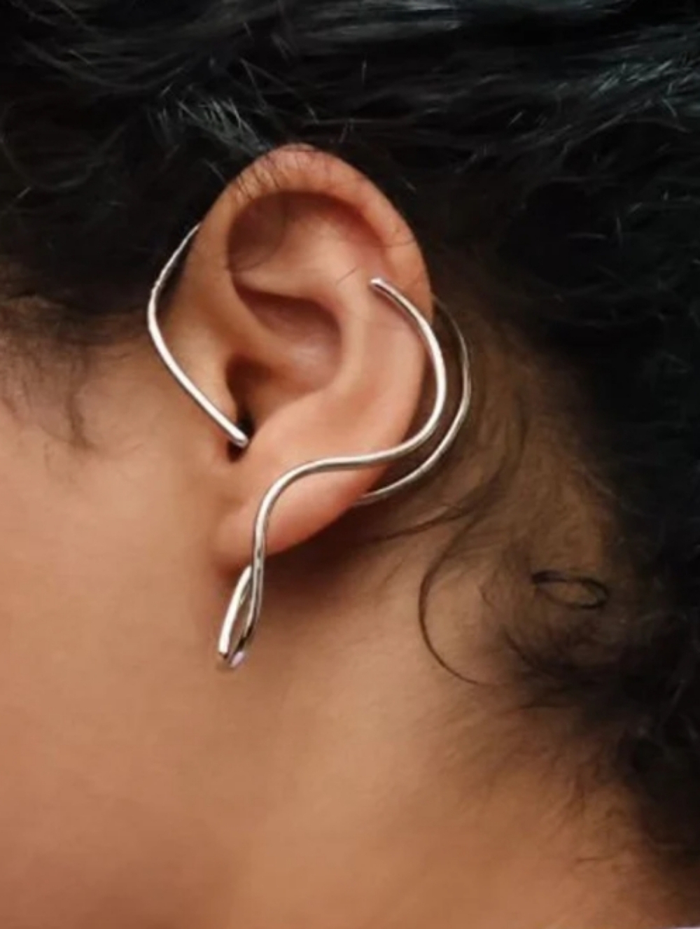 Sterling Silver Ear Cuff - Left Ear